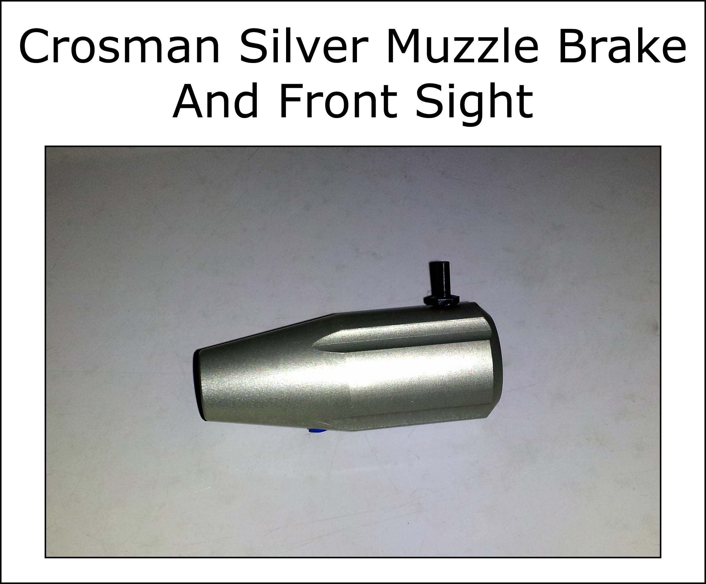Crosman Vented & Fluted Aluminum Muzzle Brake 2240 2250 2260 2289 2300S 2300T 