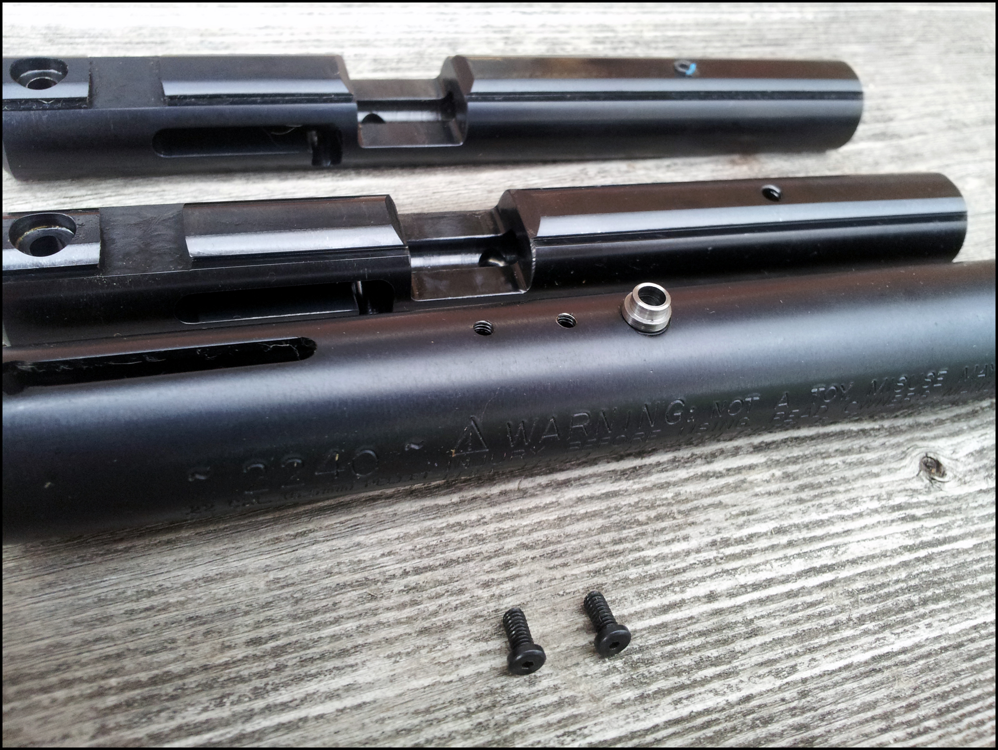 Crosman Breech and Probe Upgraded with an installed Neodymium Magnet 